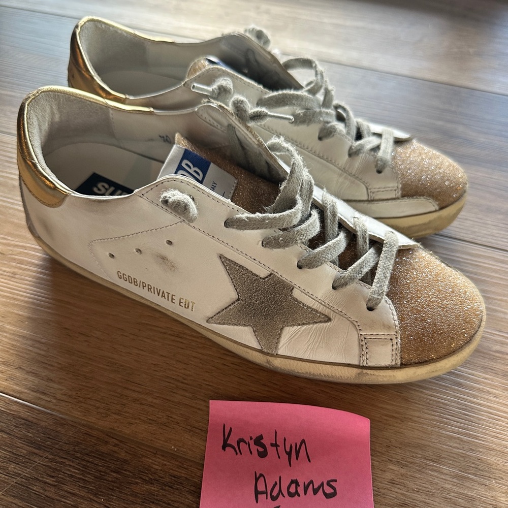 UNICORN Gold Swarovski Superstar size 38